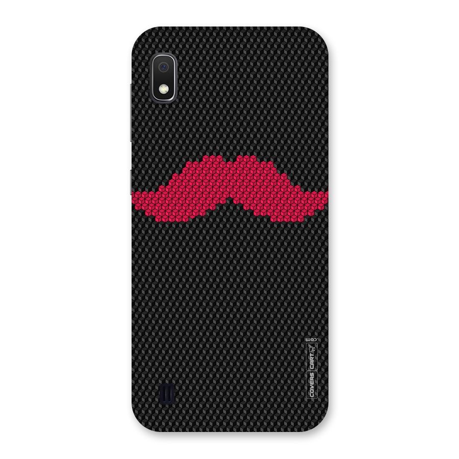 Pink Moustache Back Case for Galaxy A10
