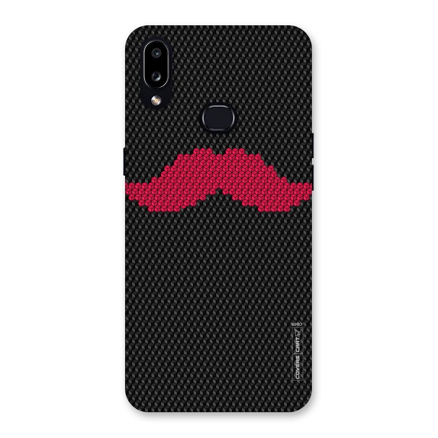 Pink Moustache Back Case for Galaxy A10s