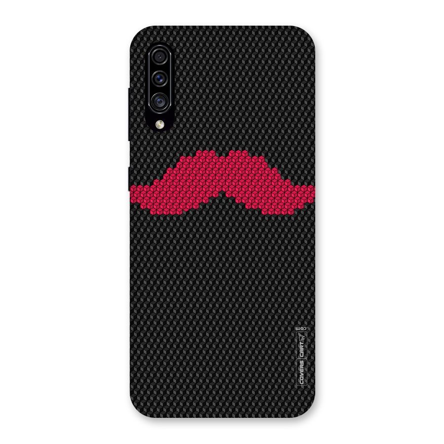 Pink Moustache Back Case for Galaxy A30s