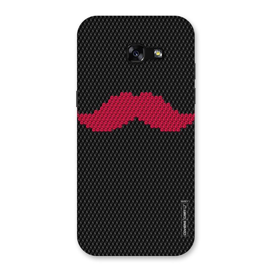 Pink Moustache Back Case for Galaxy A5 2017