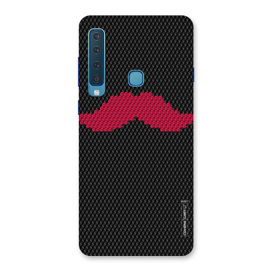 Pink Moustache Back Case for Galaxy A9 (2018)