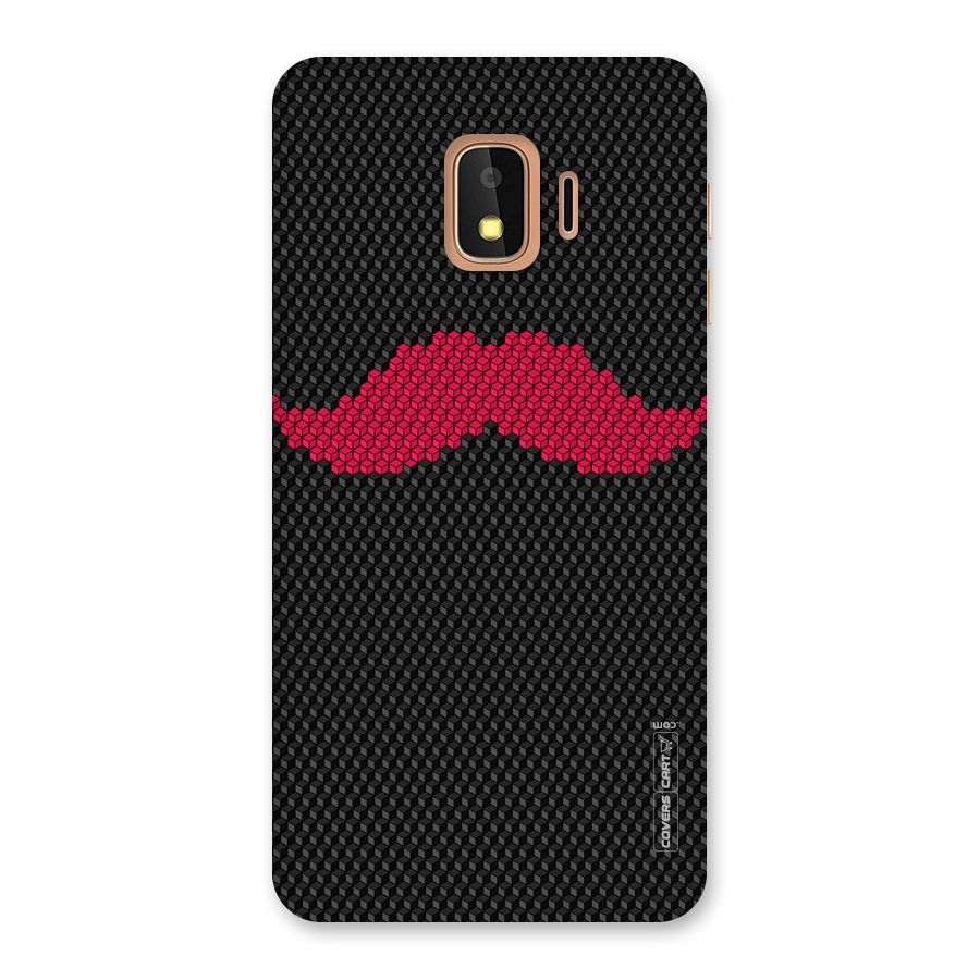 Pink Moustache Back Case for Galaxy J2 Core