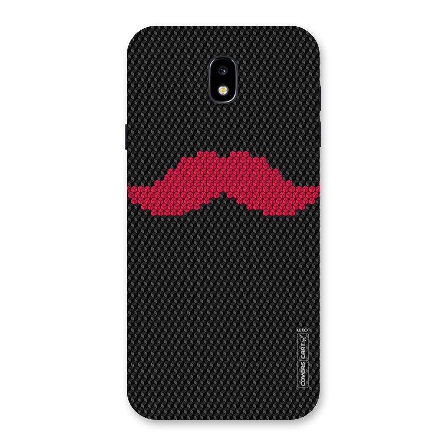 Pink Moustache Back Case for Galaxy J7 Pro