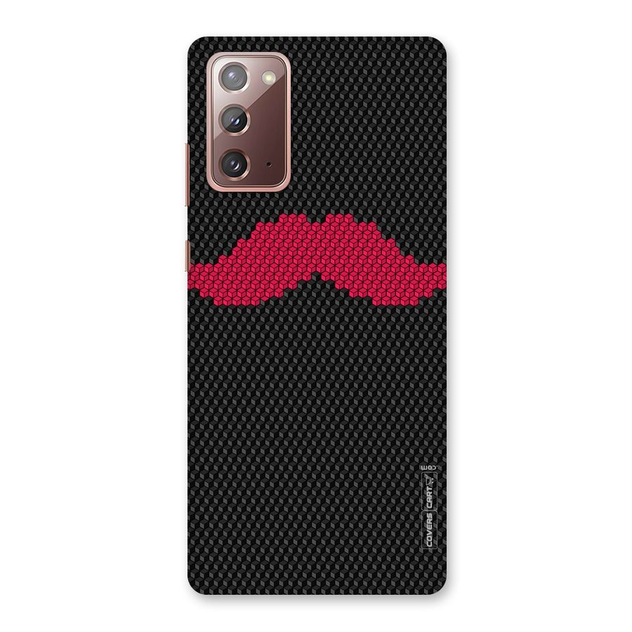 Pink Moustache Back Case for Galaxy Note 20