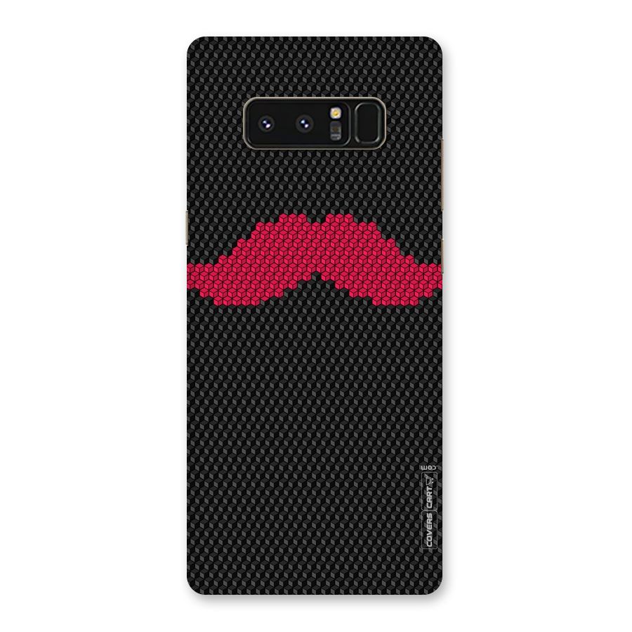Pink Moustache Back Case for Galaxy Note 8