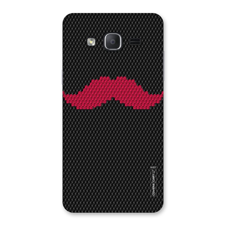 Pink Moustache Back Case for Galaxy On7 2015