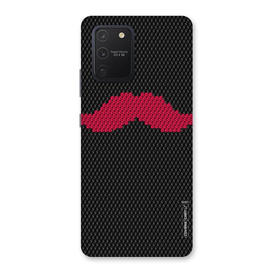 Pink Moustache Back Case for Galaxy S10 Lite