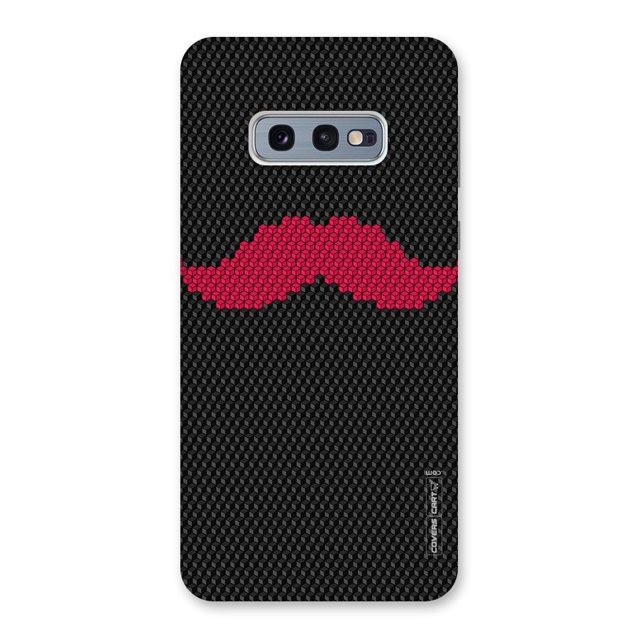 Pink Moustache Back Case for Galaxy S10e