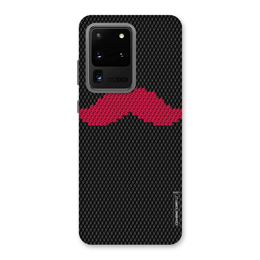 Pink Moustache Back Case for Galaxy S20 Ultra