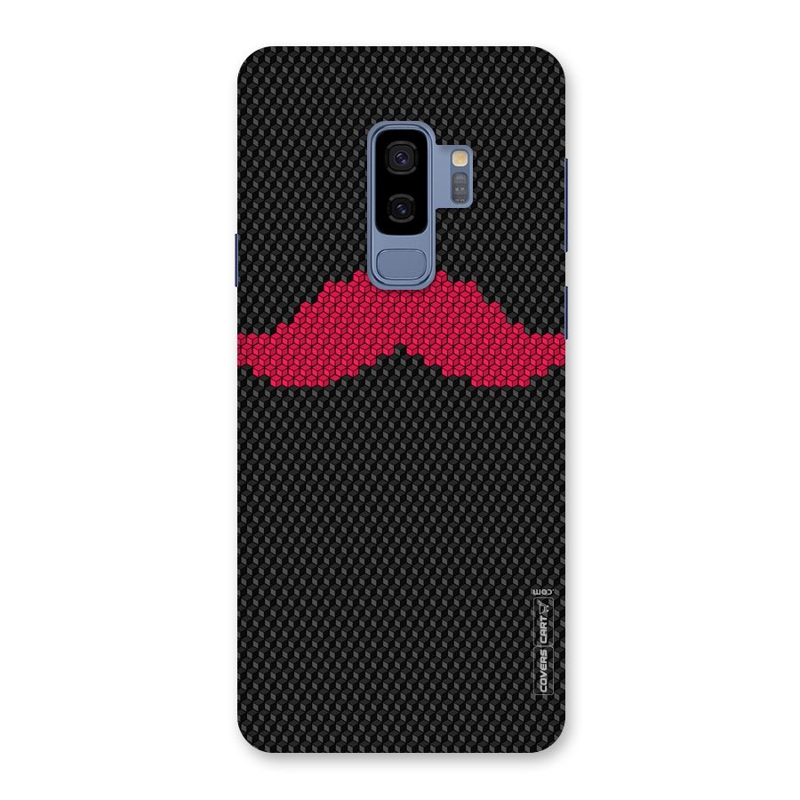 Pink Moustache Back Case for Galaxy S9 Plus
