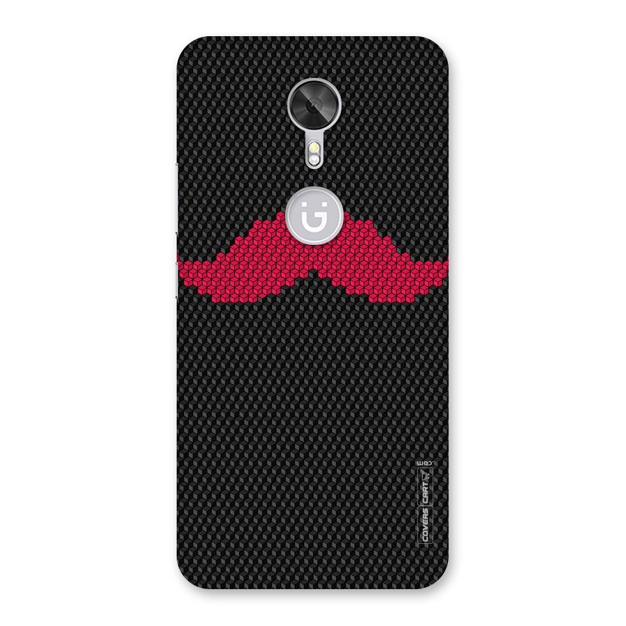Pink Moustache Back Case for Gionee A1