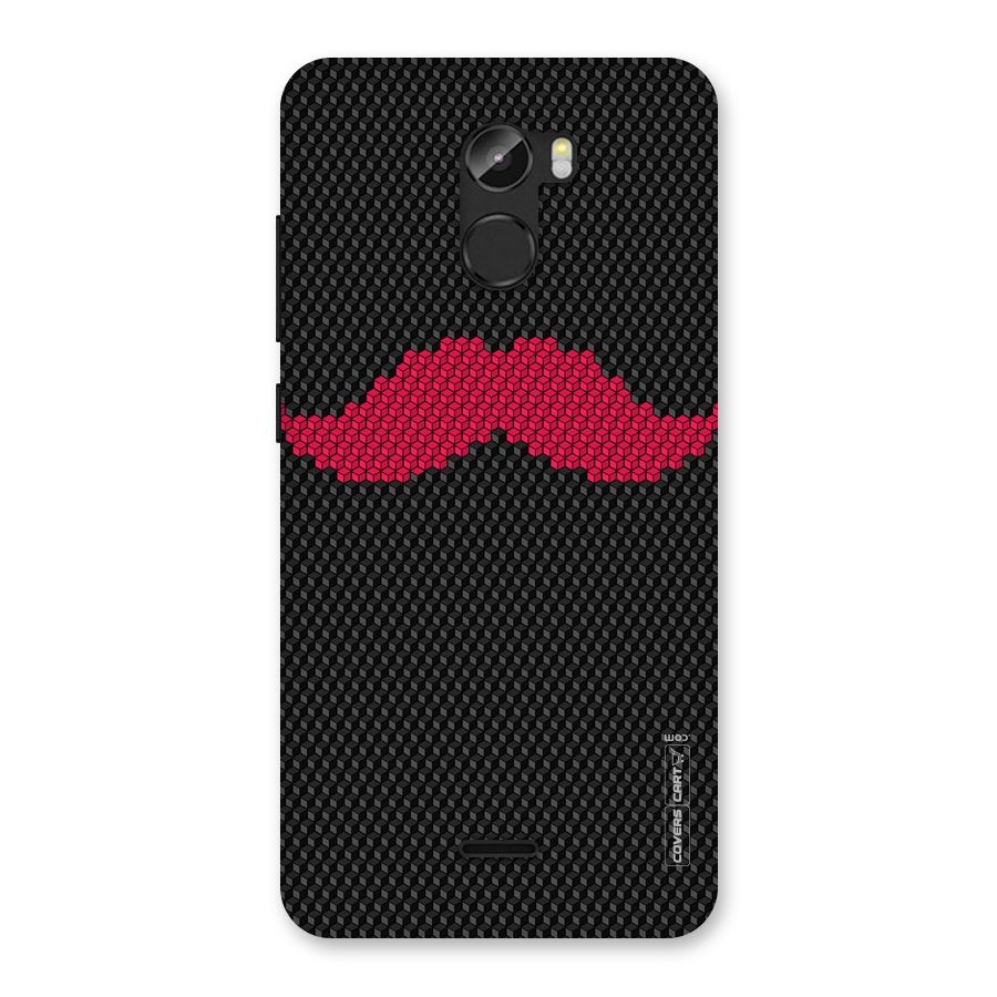 Pink Moustache Back Case for Gionee X1