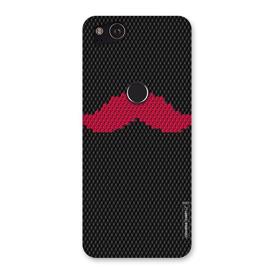 Pink Moustache Back Case for Google Pixel 2
