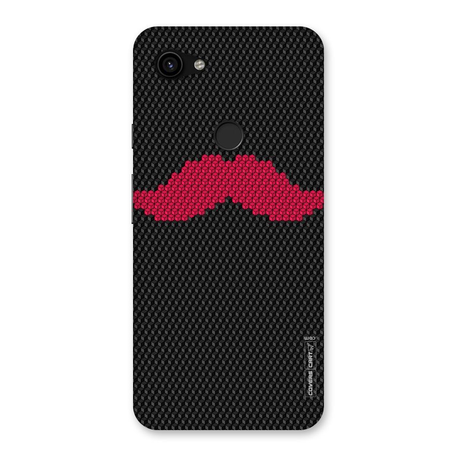 Pink Moustache Back Case for Google Pixel 3a XL