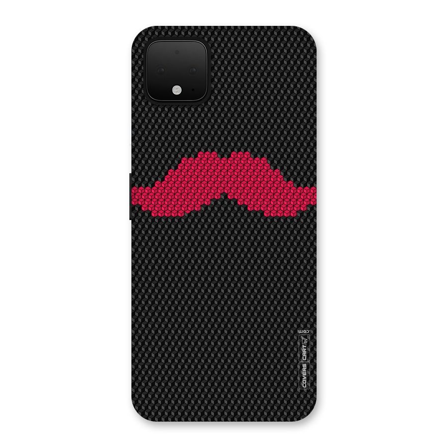 Pink Moustache Back Case for Google Pixel 4 XL