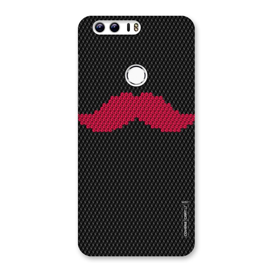 Pink Moustache Back Case for Honor 8