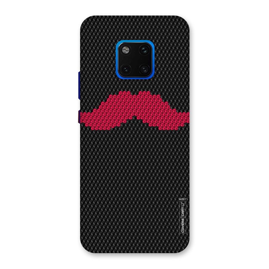Pink Moustache Back Case for Huawei Mate 20 Pro