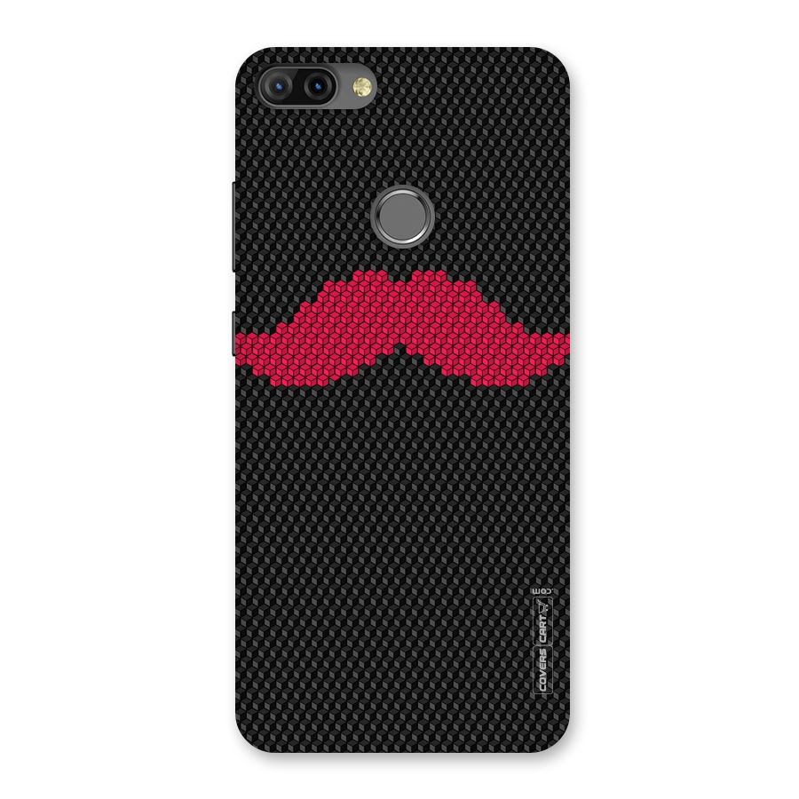 Pink Moustache Back Case for Infinix Hot 6 Pro