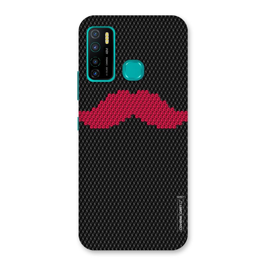 Pink Moustache Back Case for Infinix Hot 9 Pro