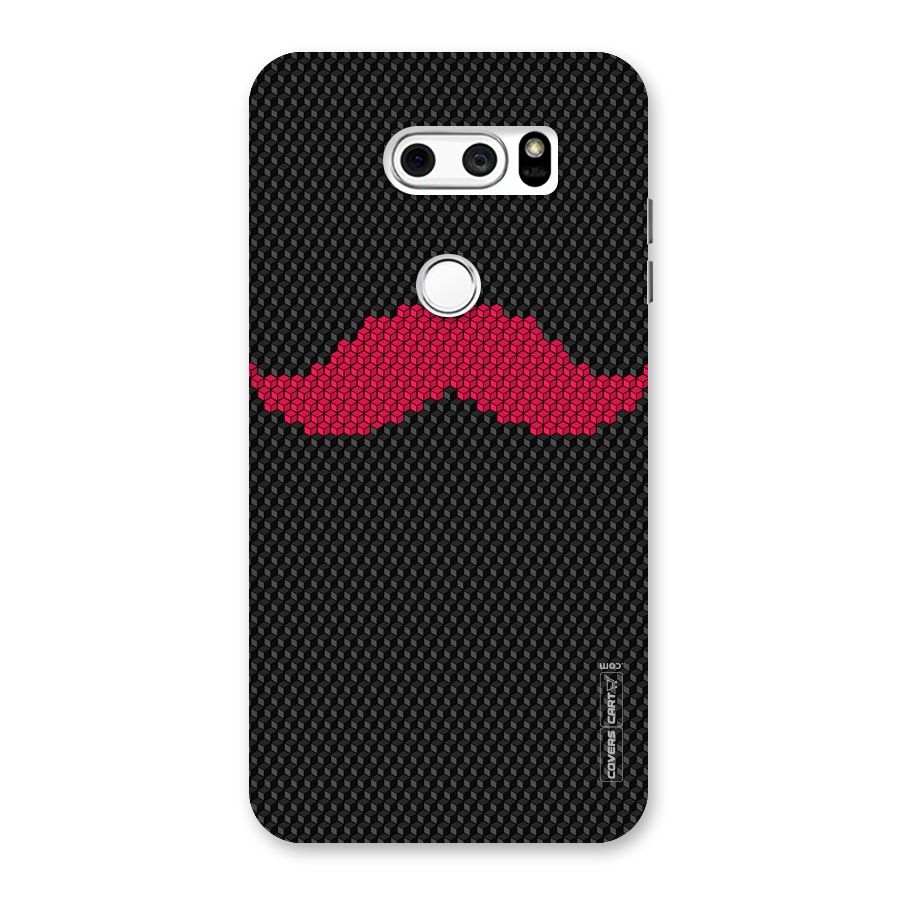 Pink Moustache Back Case for LG V30