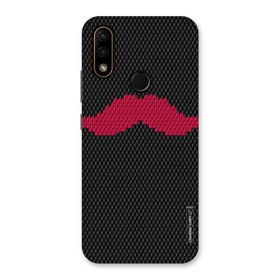 Pink Moustache Back Case for Lenovo A6 Note