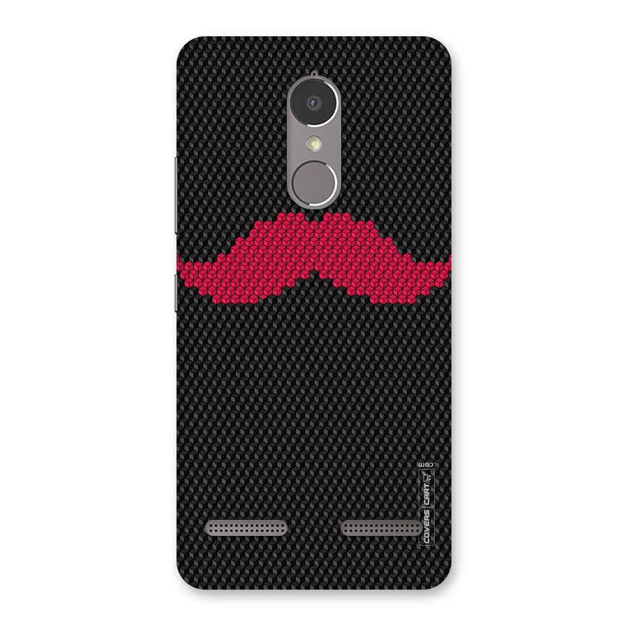 Pink Moustache Back Case for Lenovo K6 Power