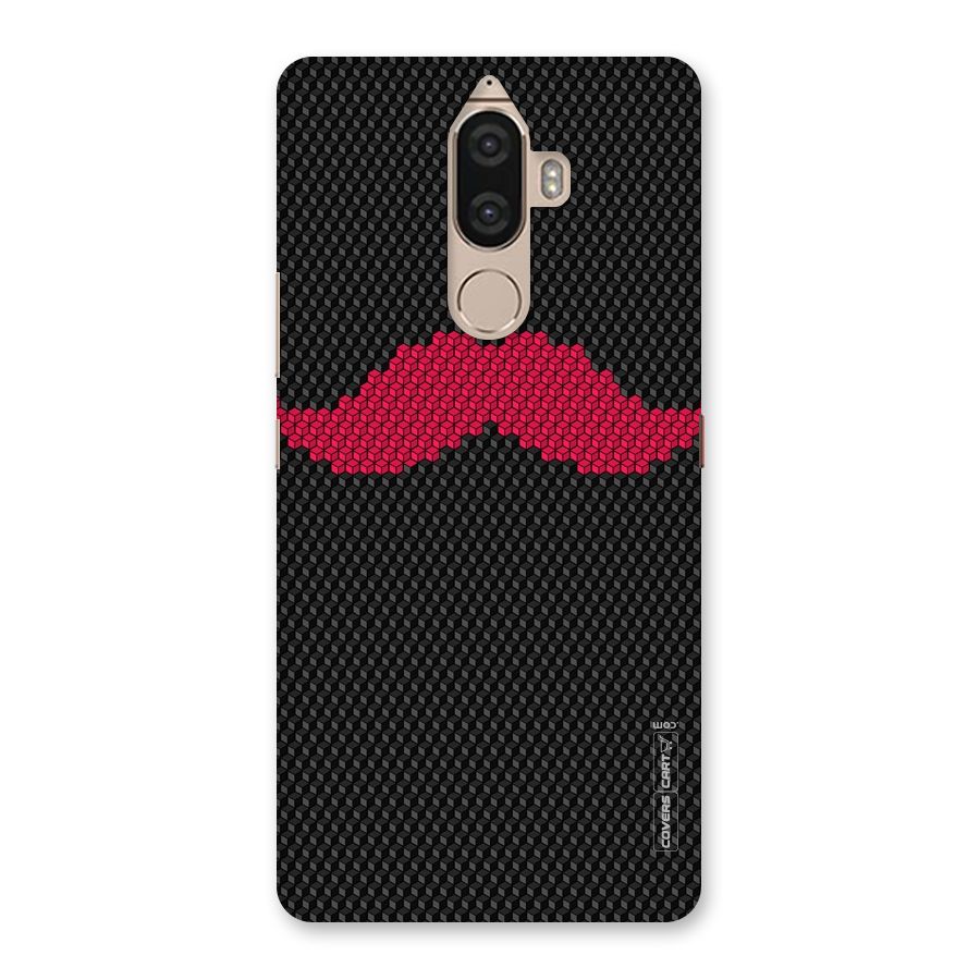 Pink Moustache Back Case for Lenovo K8 Note