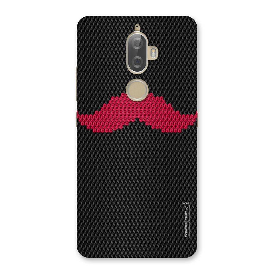 Pink Moustache Back Case for Lenovo K8 Plus