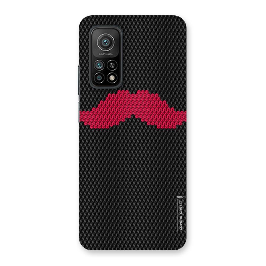Pink Moustache Back Case for Mi 10T 5G