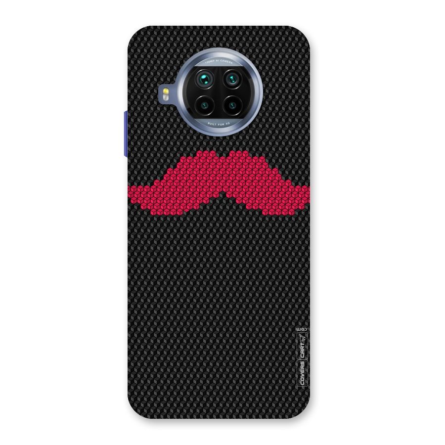 Pink Moustache Back Case for Mi 10i