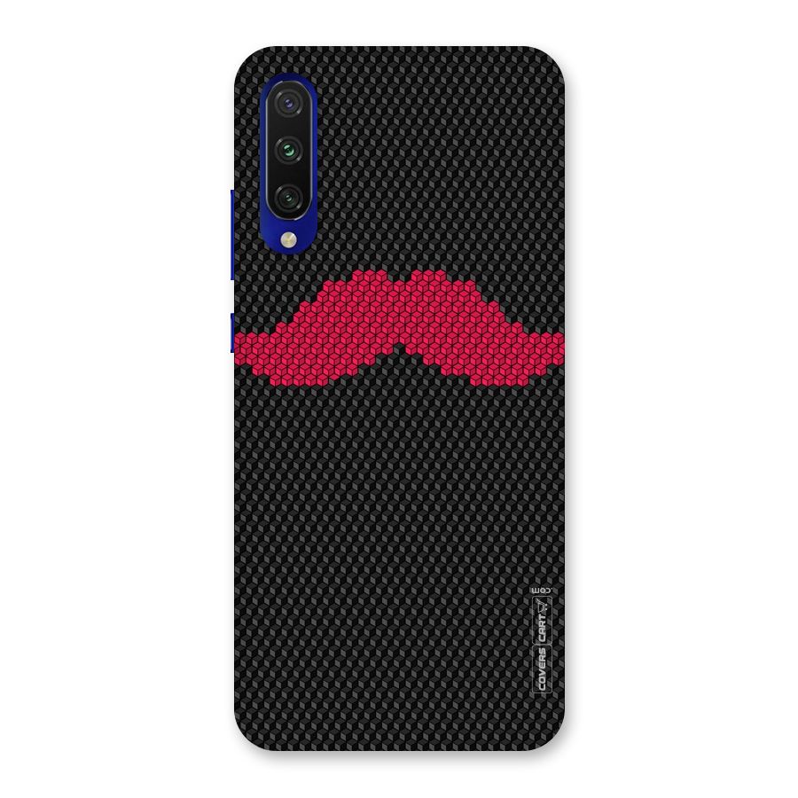 Pink Moustache Back Case for Mi A3