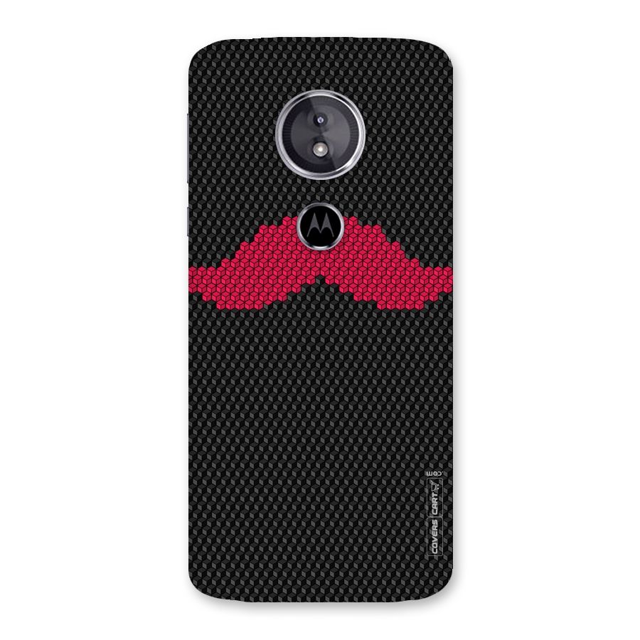 Pink Moustache Back Case for Moto E5