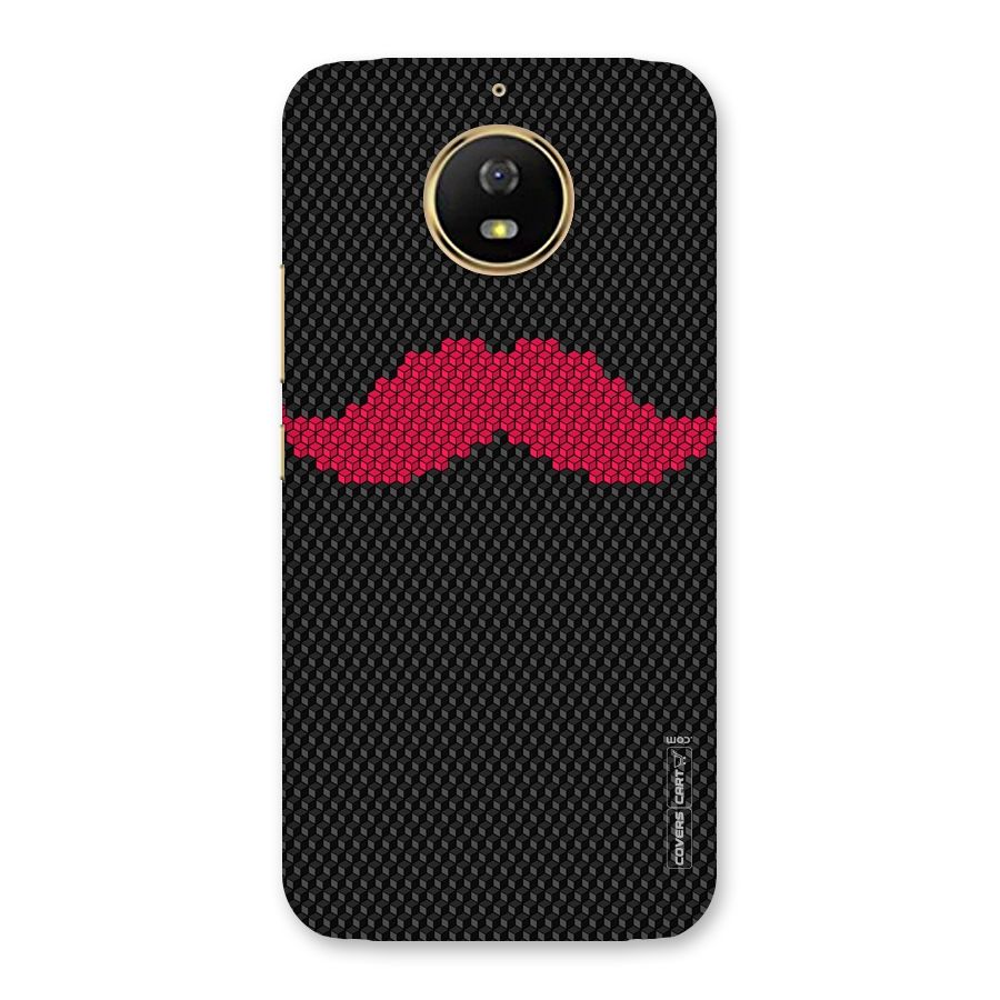Pink Moustache Back Case for Moto G5s