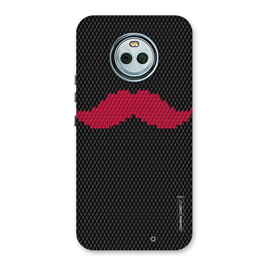 Pink Moustache Back Case for Moto X4