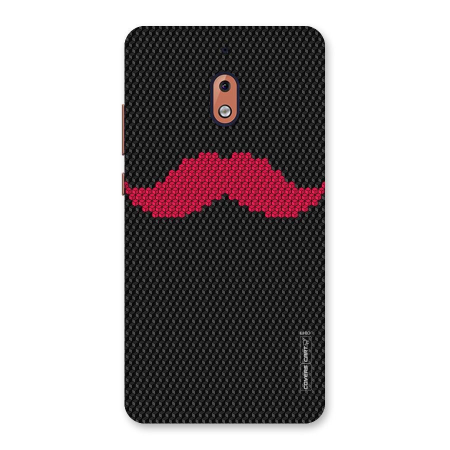 Pink Moustache Back Case for Nokia 2.1