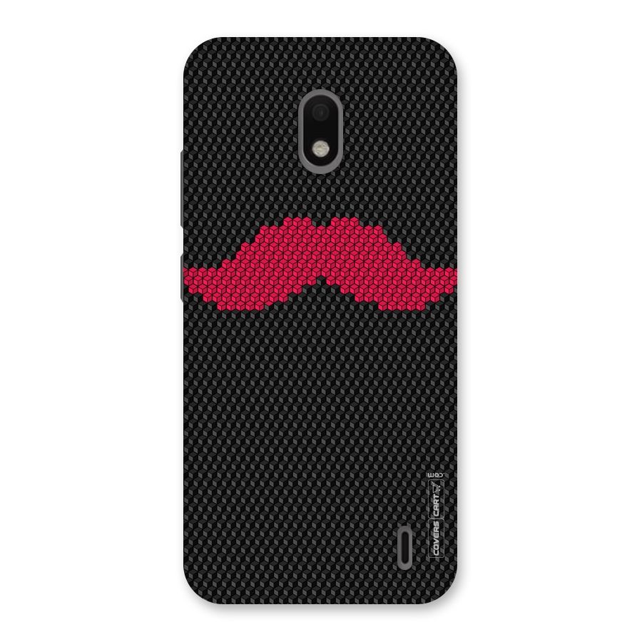 Pink Moustache Back Case for Nokia 2.2