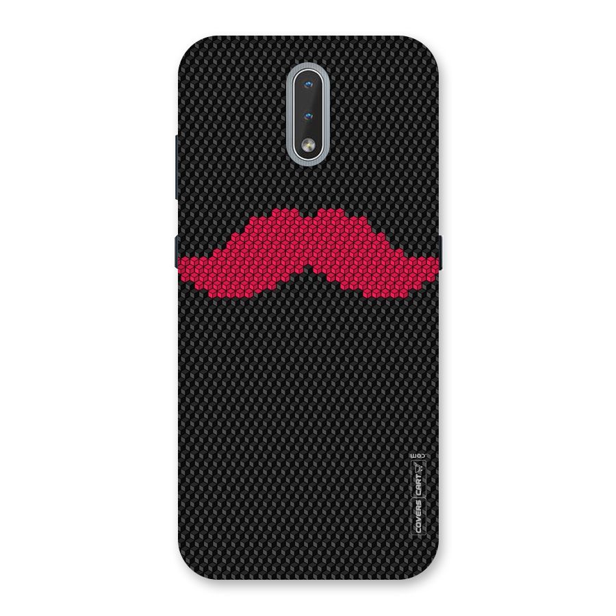Pink Moustache Back Case for Nokia 2.3