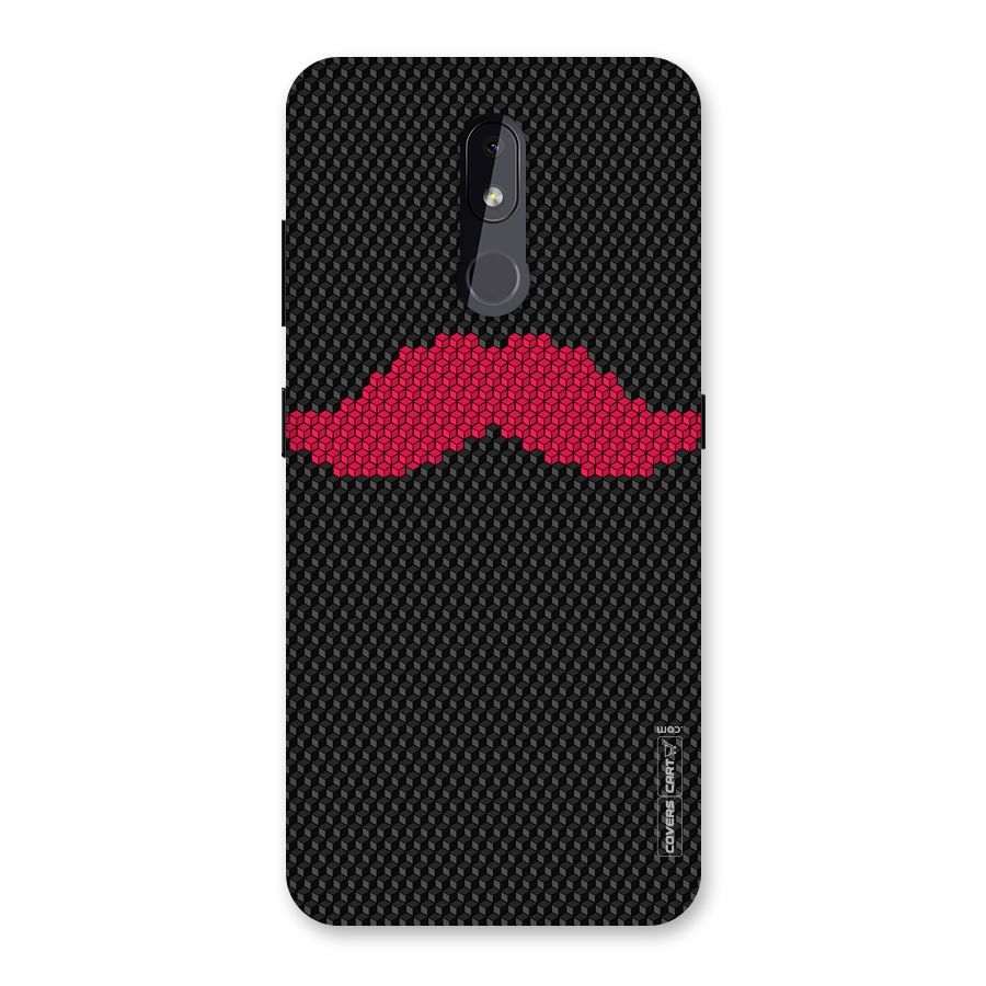 Pink Moustache Back Case for Nokia 3.2