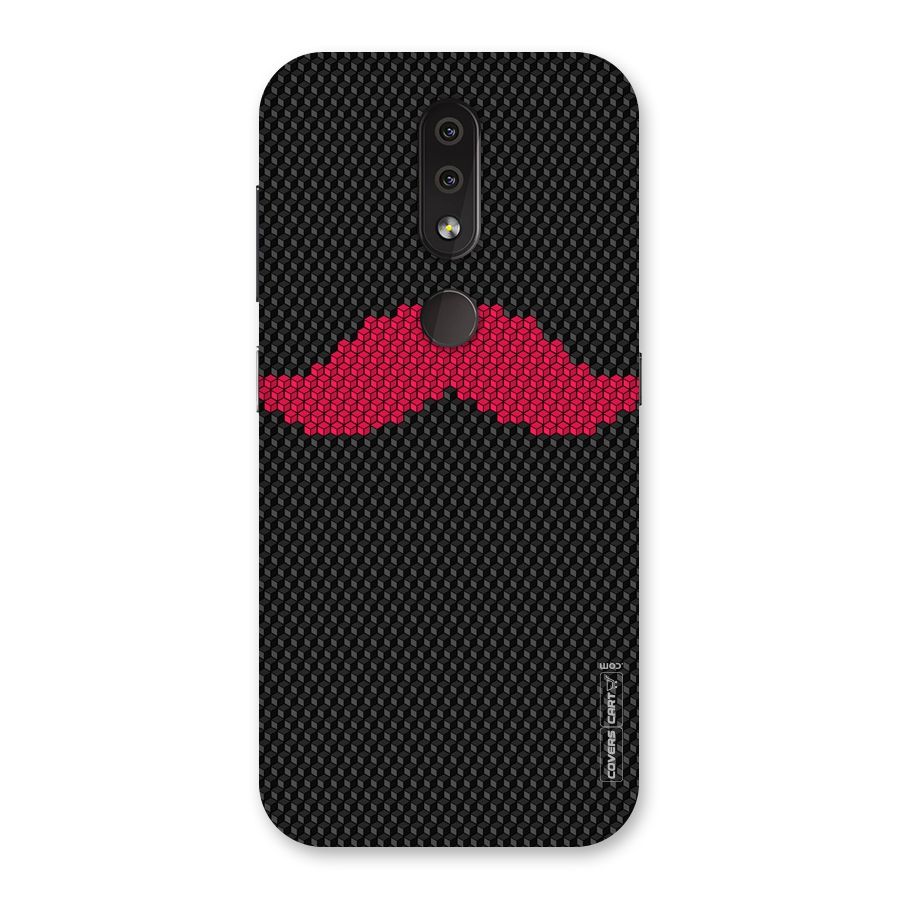 Pink Moustache Back Case for Nokia 4.2