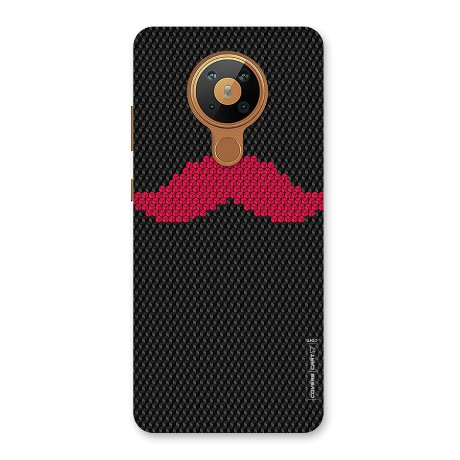 Pink Moustache Back Case for Nokia 5.3