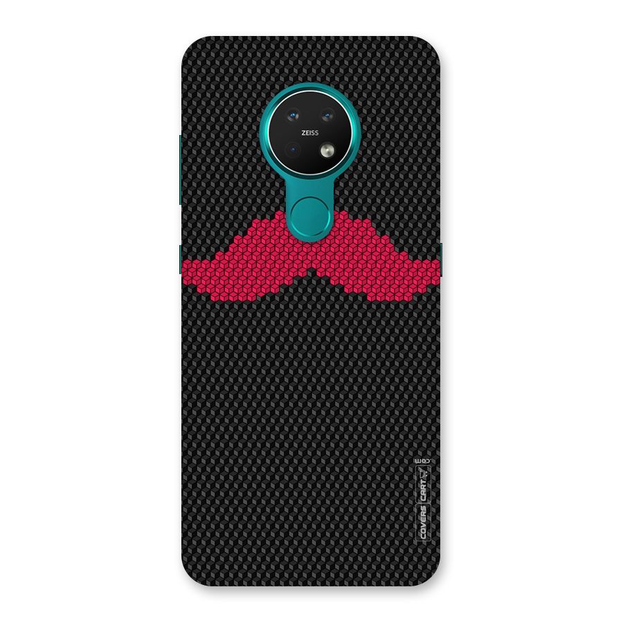 Pink Moustache Back Case for Nokia 7.2