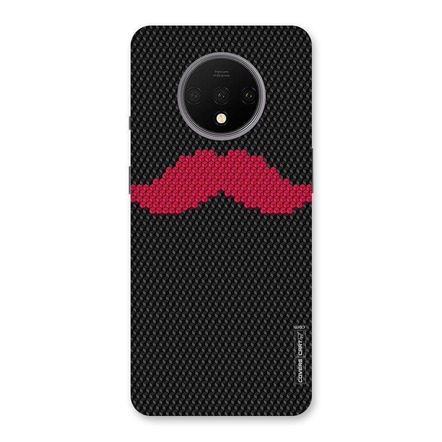 Pink Moustache Back Case for OnePlus 7T