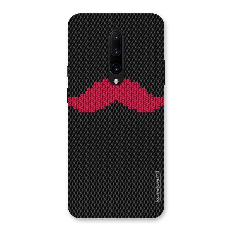 Pink Moustache Back Case for OnePlus 7 Pro