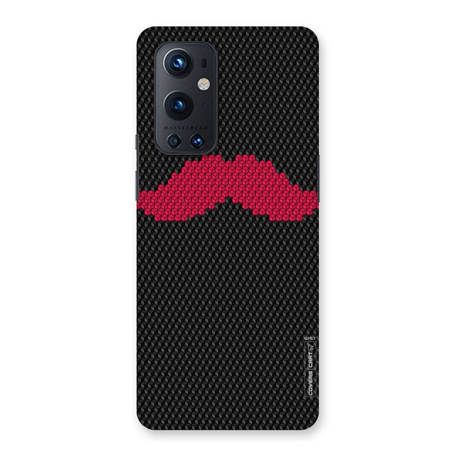 Pink Moustache Back Case for OnePlus 9 Pro