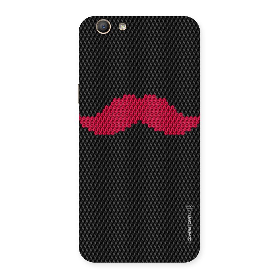 Pink Moustache Back Case for Oppo A59