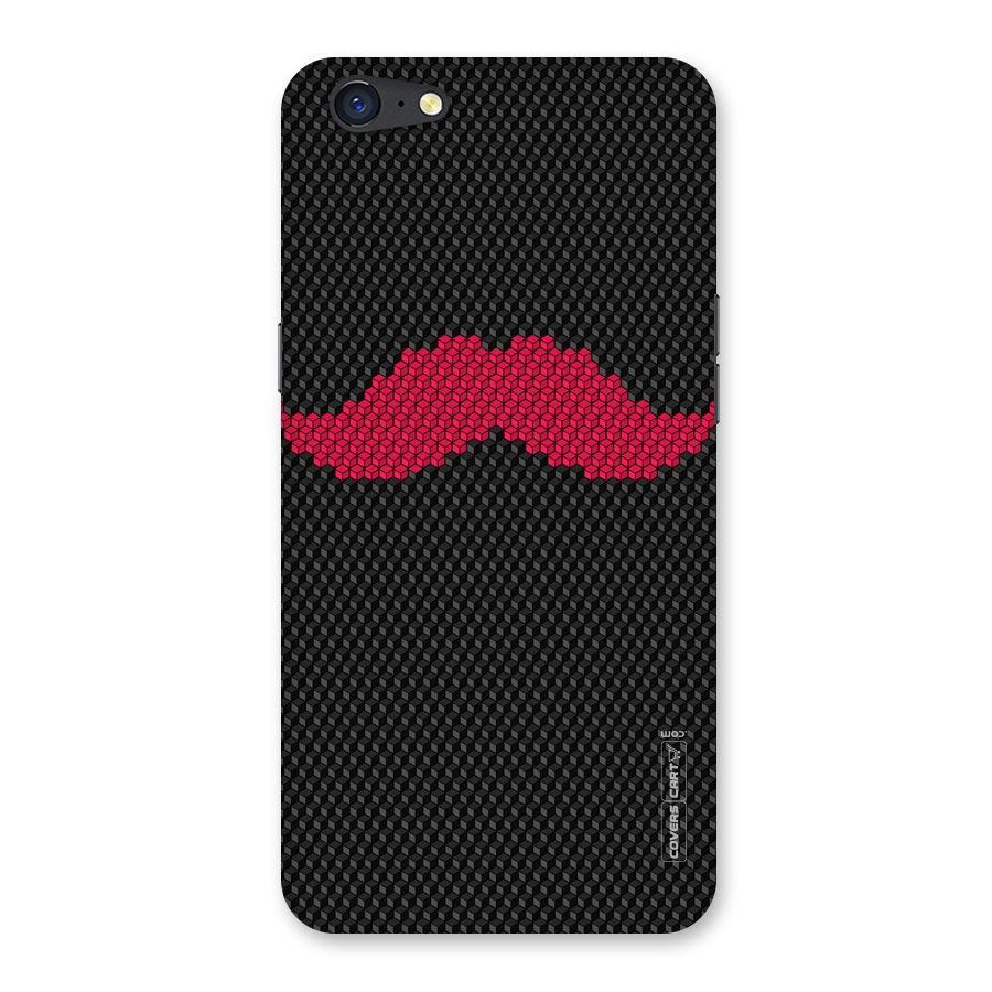 Pink Moustache Back Case for Oppo A71