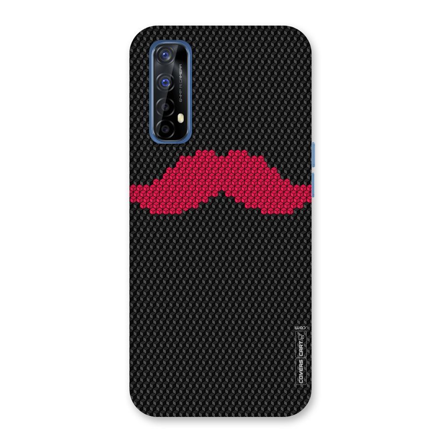 Pink Moustache Back Case for Realme 7