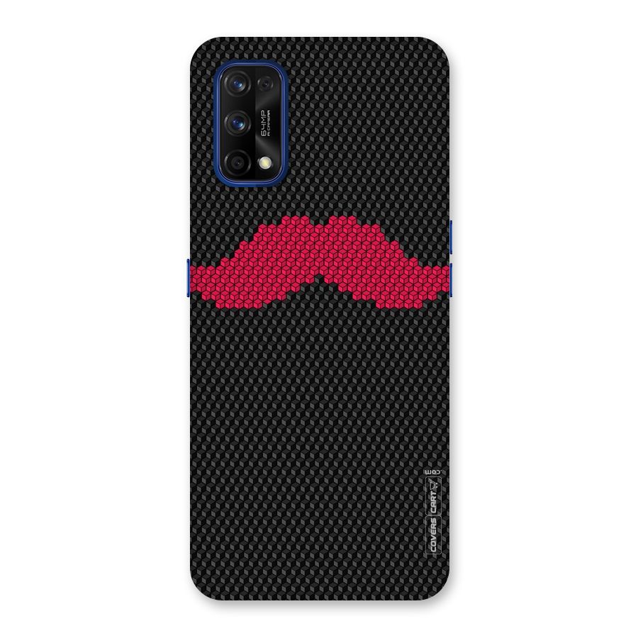 Pink Moustache Back Case for Realme 7 Pro