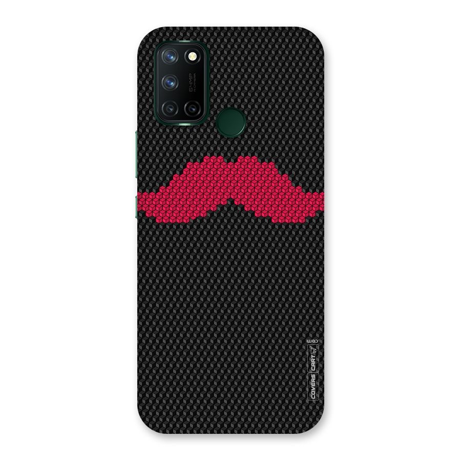Pink Moustache Back Case for Realme 7i