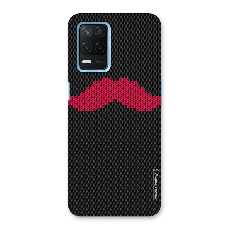 Pink Moustache Back Case for Realme 8 5G